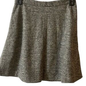 Banana Republic Factory Skirt, Aline, Mini, Wool, Sz 4, neutral, Minimalist​